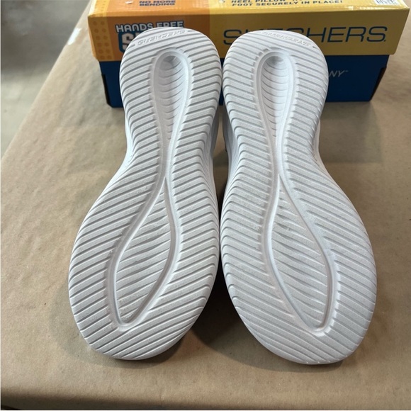 Skechers NEW Hands Free Slip in Ultra Flex Never Better Sandals in Blush pink 8 - Picture 5 of 6